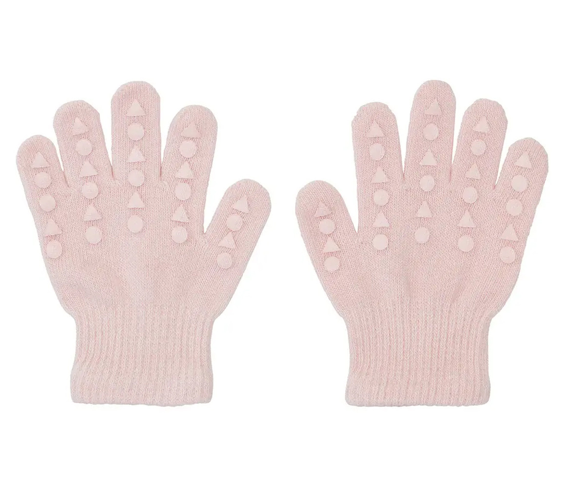 Guanti GobabyGo Antiscivolo Lana Merinos Soft Pink