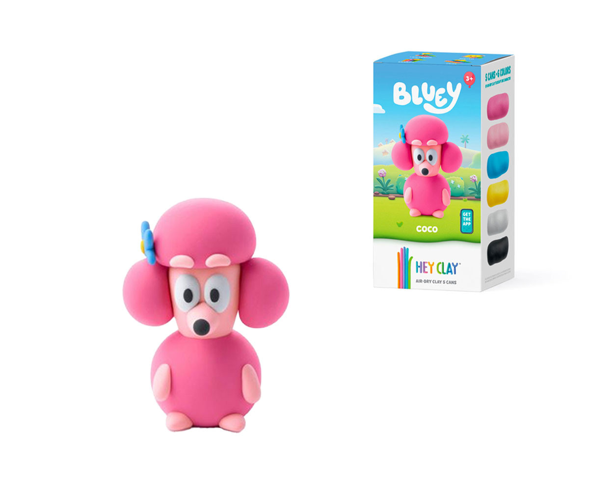 Plasticina  interativa Bluey Coco (5 cores)