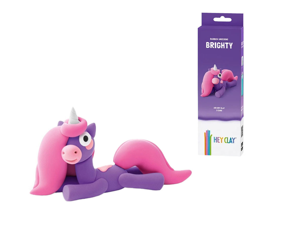 Plasticina interativa Brighty Unicorn (3 cores)