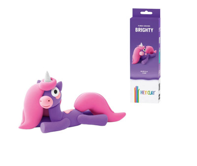 Plasticina interativa Brighty Unicorn (3 cores)