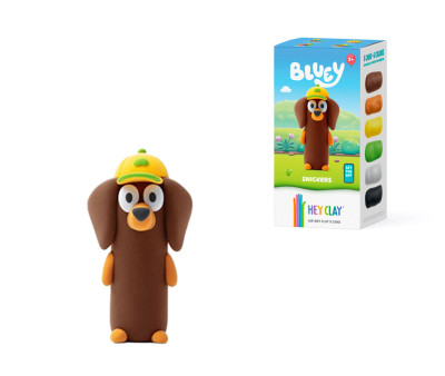 Plasticina interativa Bluey Snickers (5 cores)