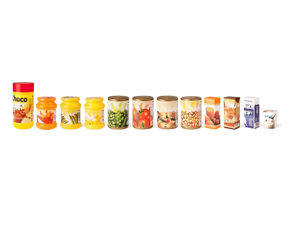 Assortimento di Alimenti Giocattolo in Barattolo