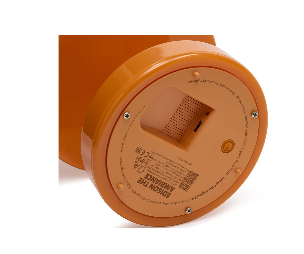 Lámpara de Mesa Edison The Ambiance Sunny Orange