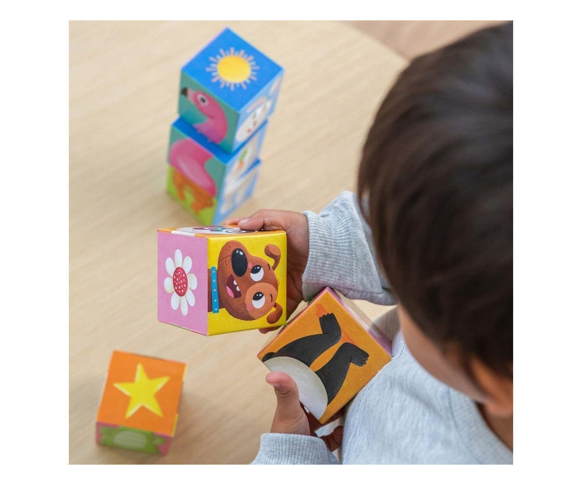 Puzzle en Cubos de Animales