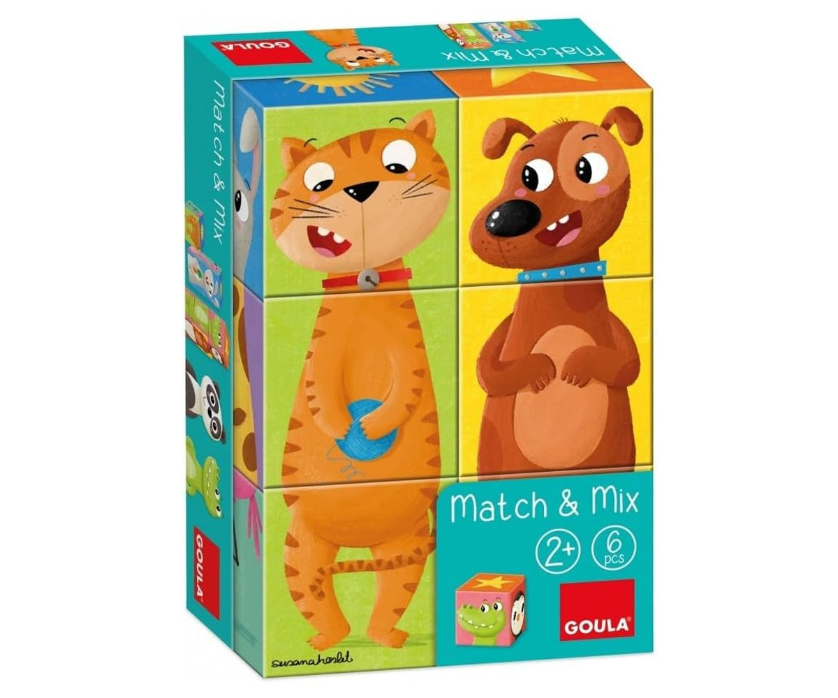 Puzzle en Cubos de Animales