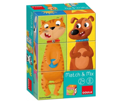 Puzzle en Cubos de Animales