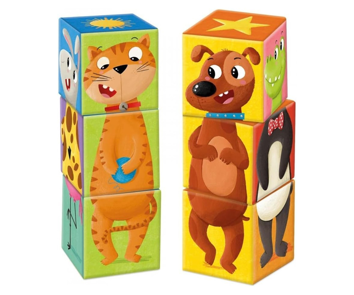 Puzzle en Cubos de Animales
