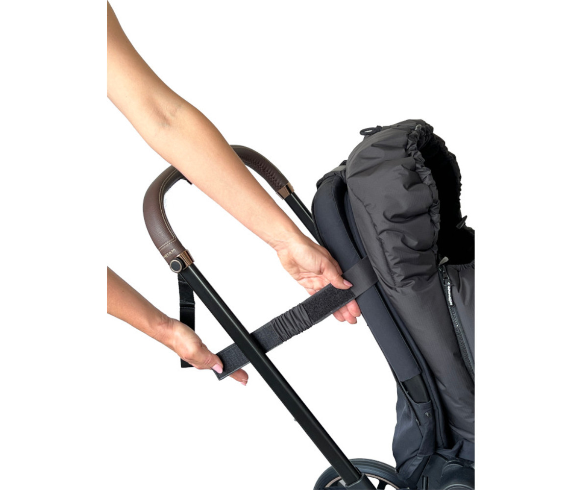 Saco Carro Bebé Mini Soft Black