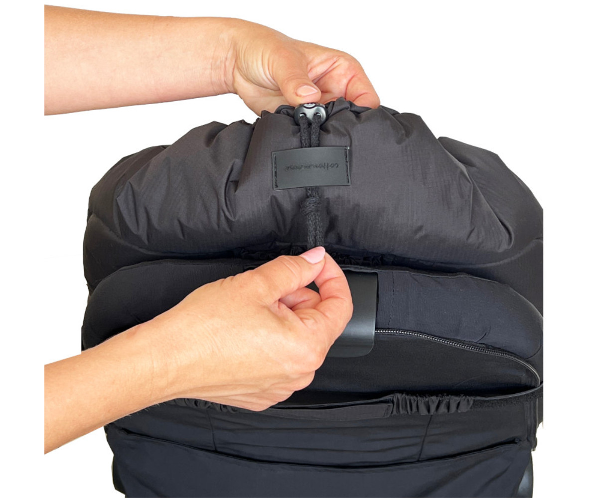 Saco Carro Bebé Mini Soft Black