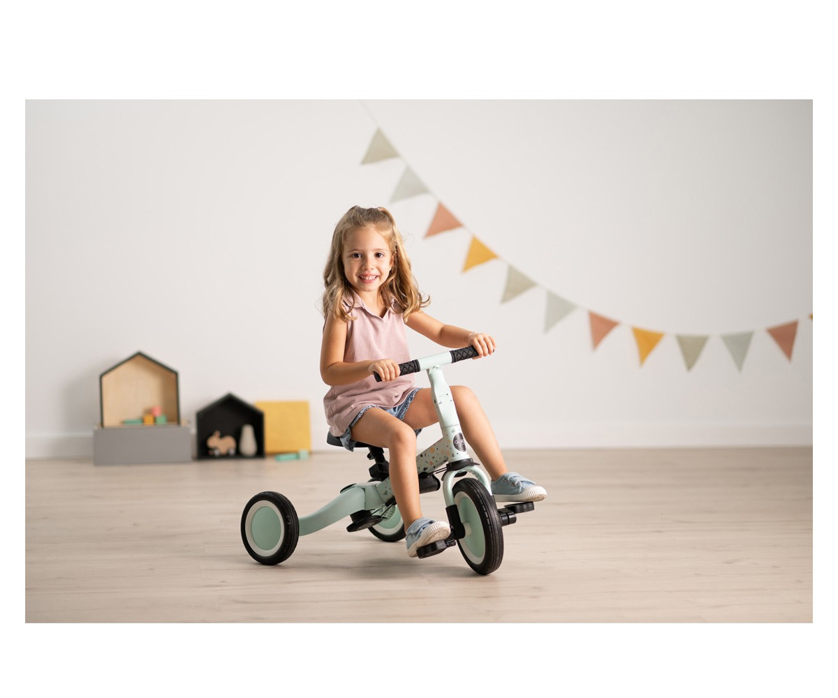 Triciclo Multifunção Gyro+ Stickers Cor Verde