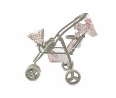 Cochecito Gemelar para Muñecas Amanda