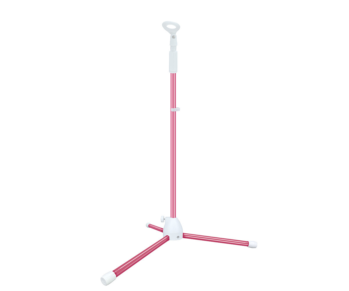 Suporte de microfone rosa