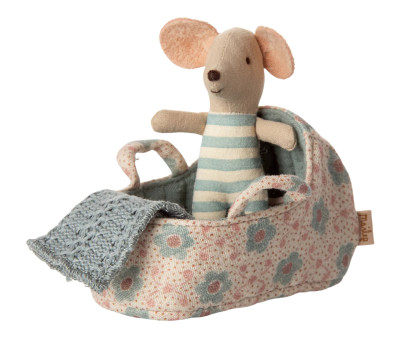 Cesta Azzurra Topino Bebè Maileg