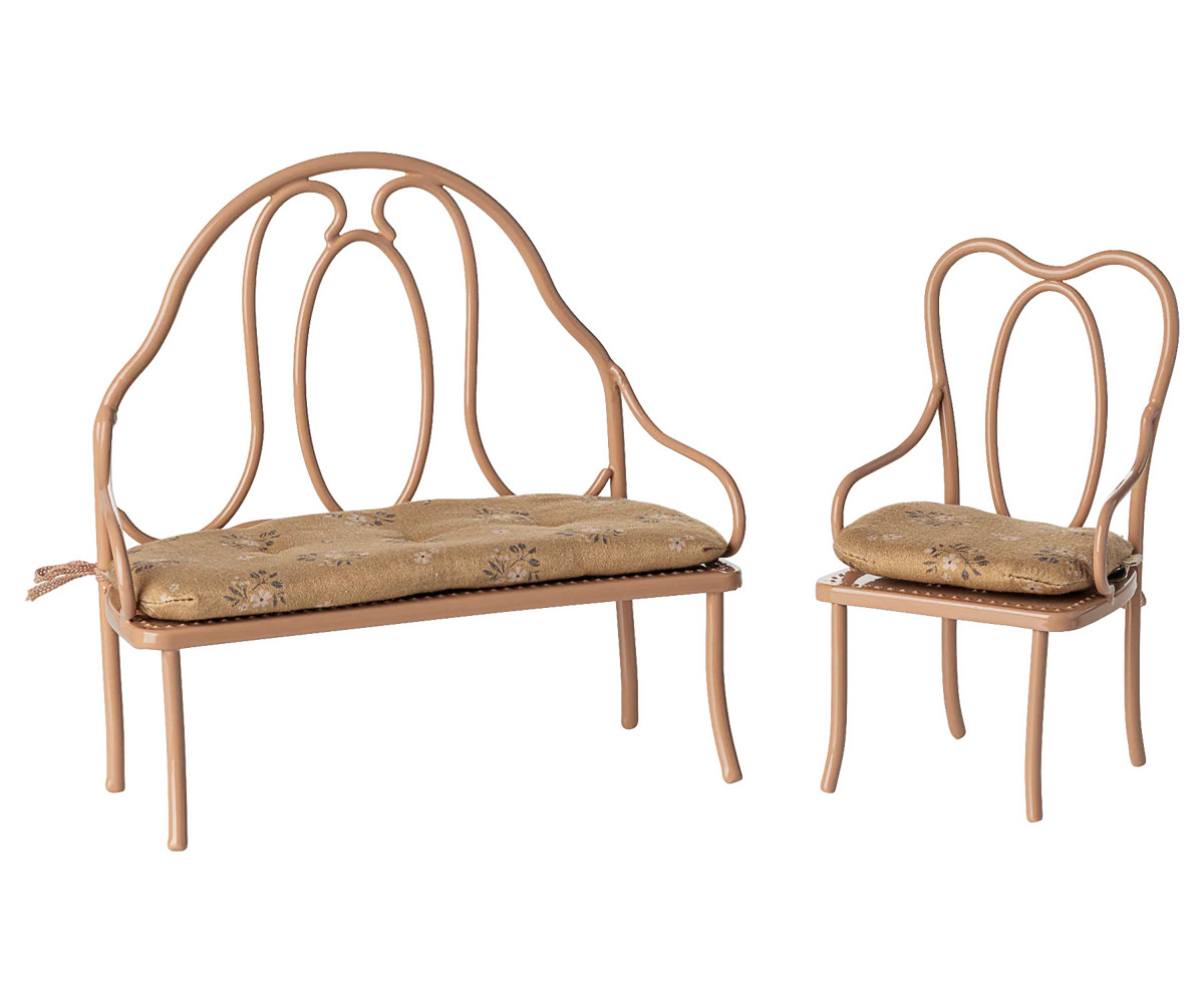 Sedia Vintage  Mini Maileg Dark Powder