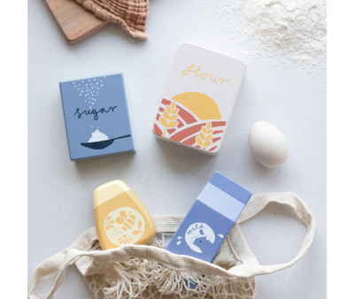 Set de Comestibles de Madera