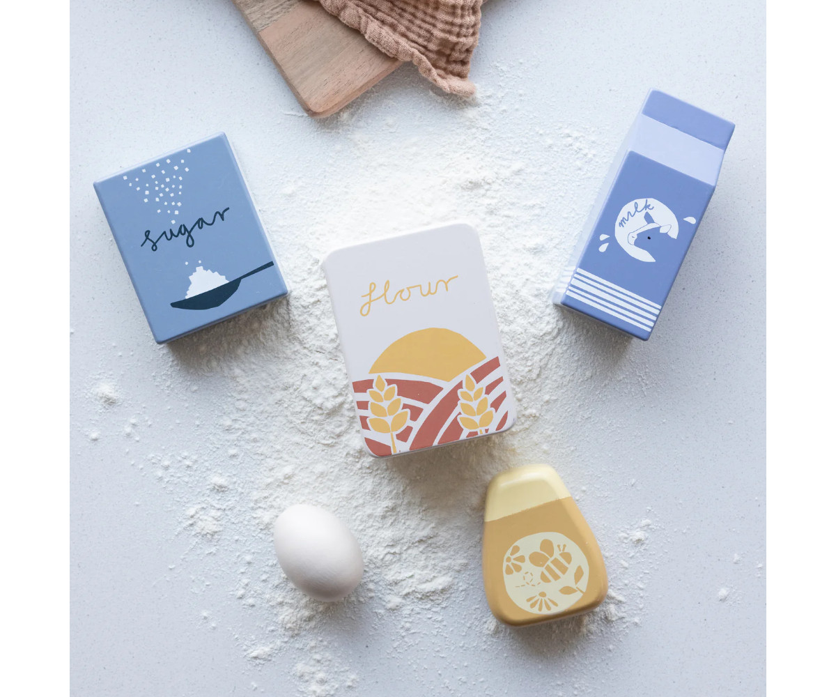 Set de Comestibles de Madera