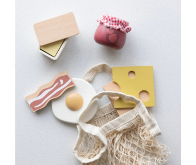 Set de Comestibles de Madera Desayuno