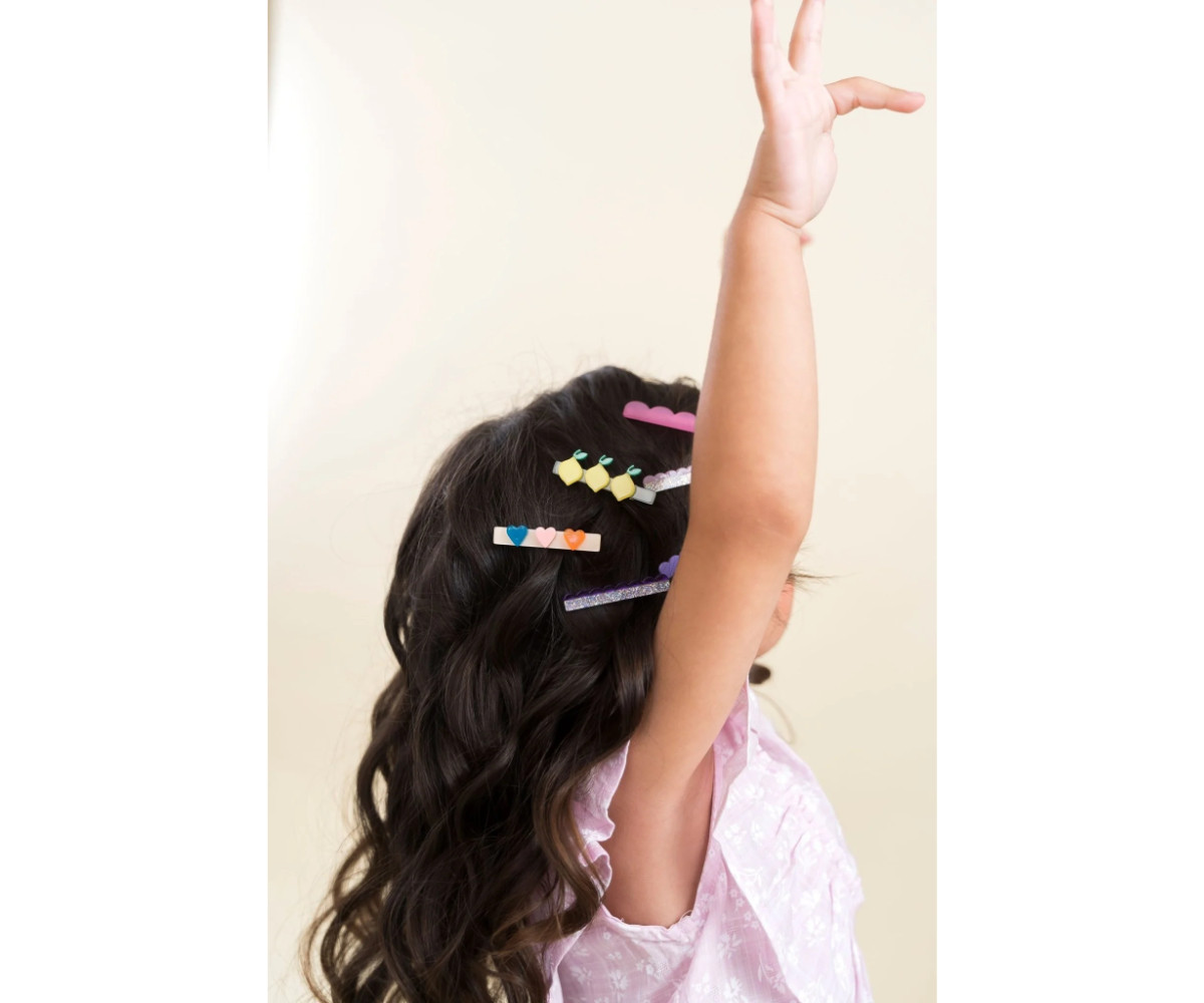 3 Fermagli per Capelli Lemon