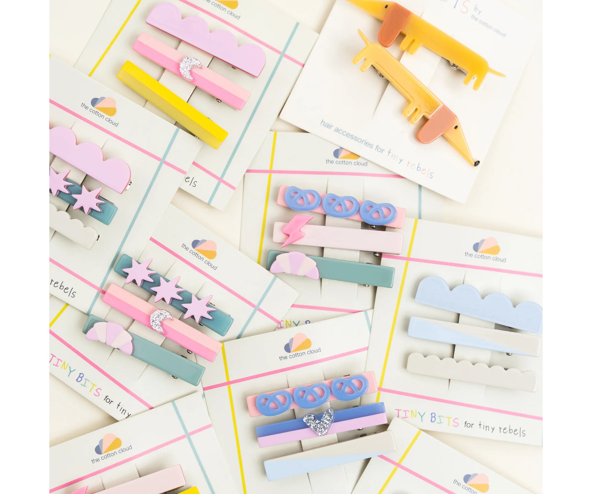 2 Fermagli per Capelli Flying Dog