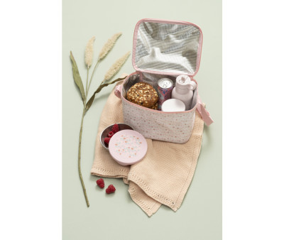 2 SnackBox Acero Inoxidable Flores