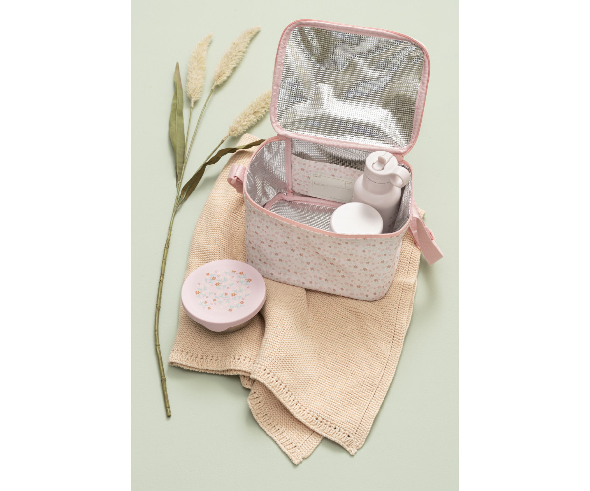 2 SnackBox Acero Inoxidable Flores