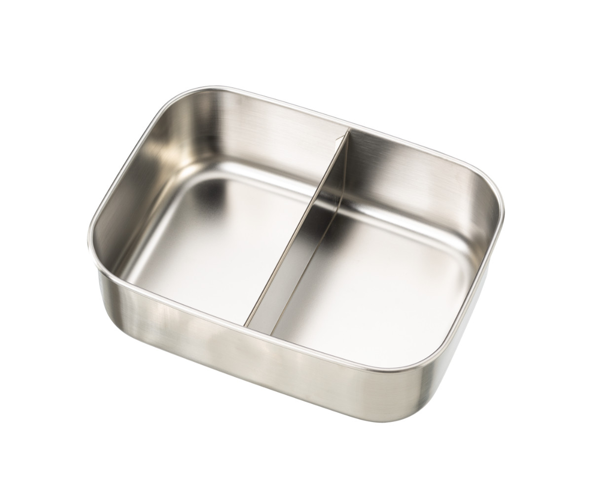 Caja de Almuerzo Acero Inoxidable Flores