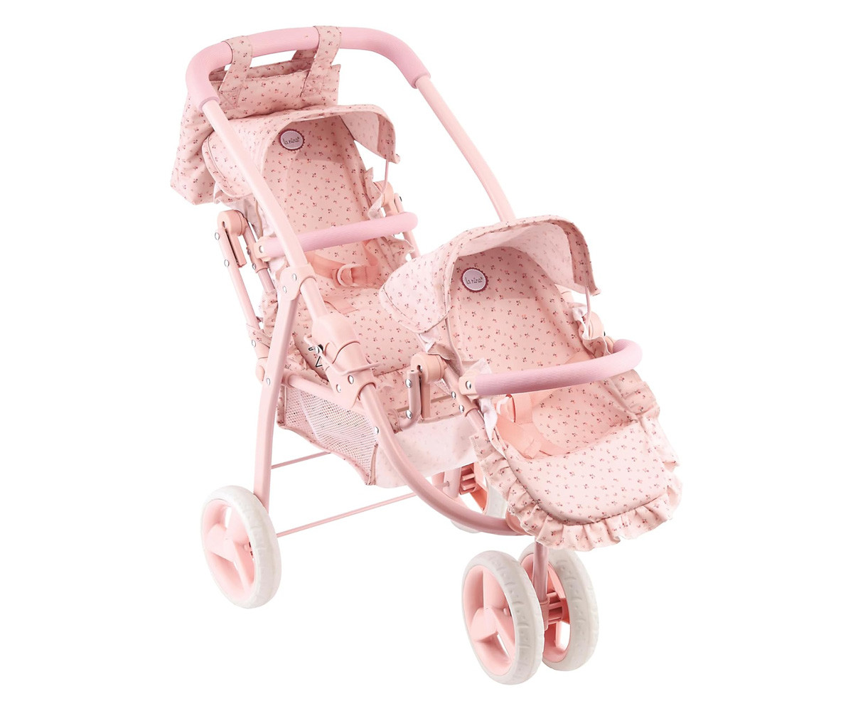 Cochecito Gemelar para Muñecas Olivia