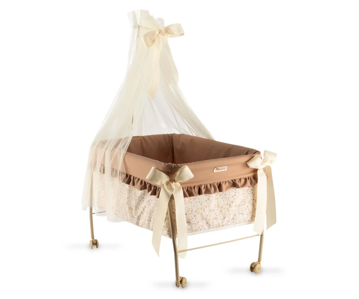 Cuna con Dosel para Muñecas Teresa