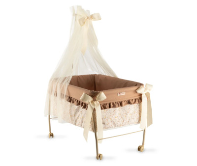 Cuna con Dosel para Muñecas Teresa