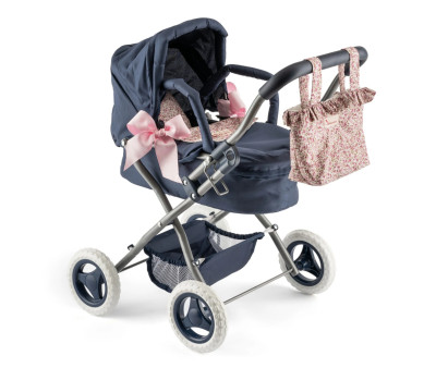 Carrito Pequeño de Muñecas con Capota Martina