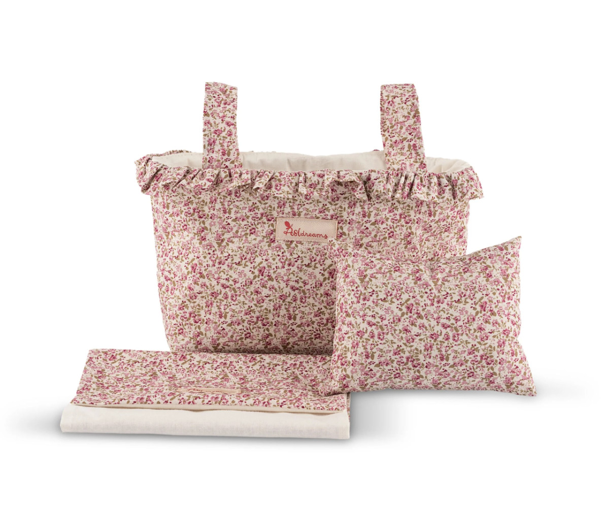 Carrito Pequeño de Muñecas con Capota Martina