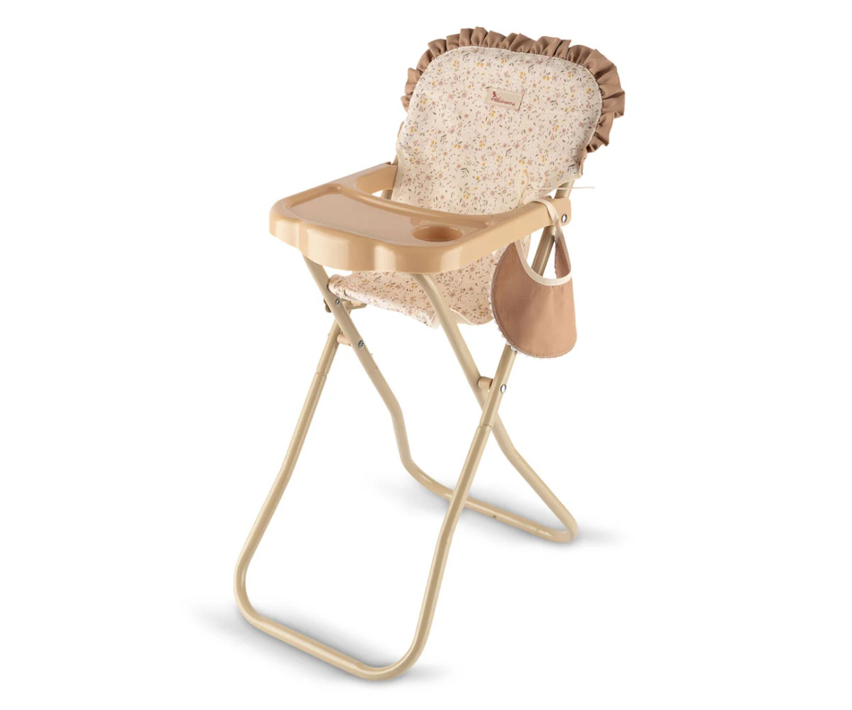 Trona  para Muñecos con Babero y Bandeja Teresa