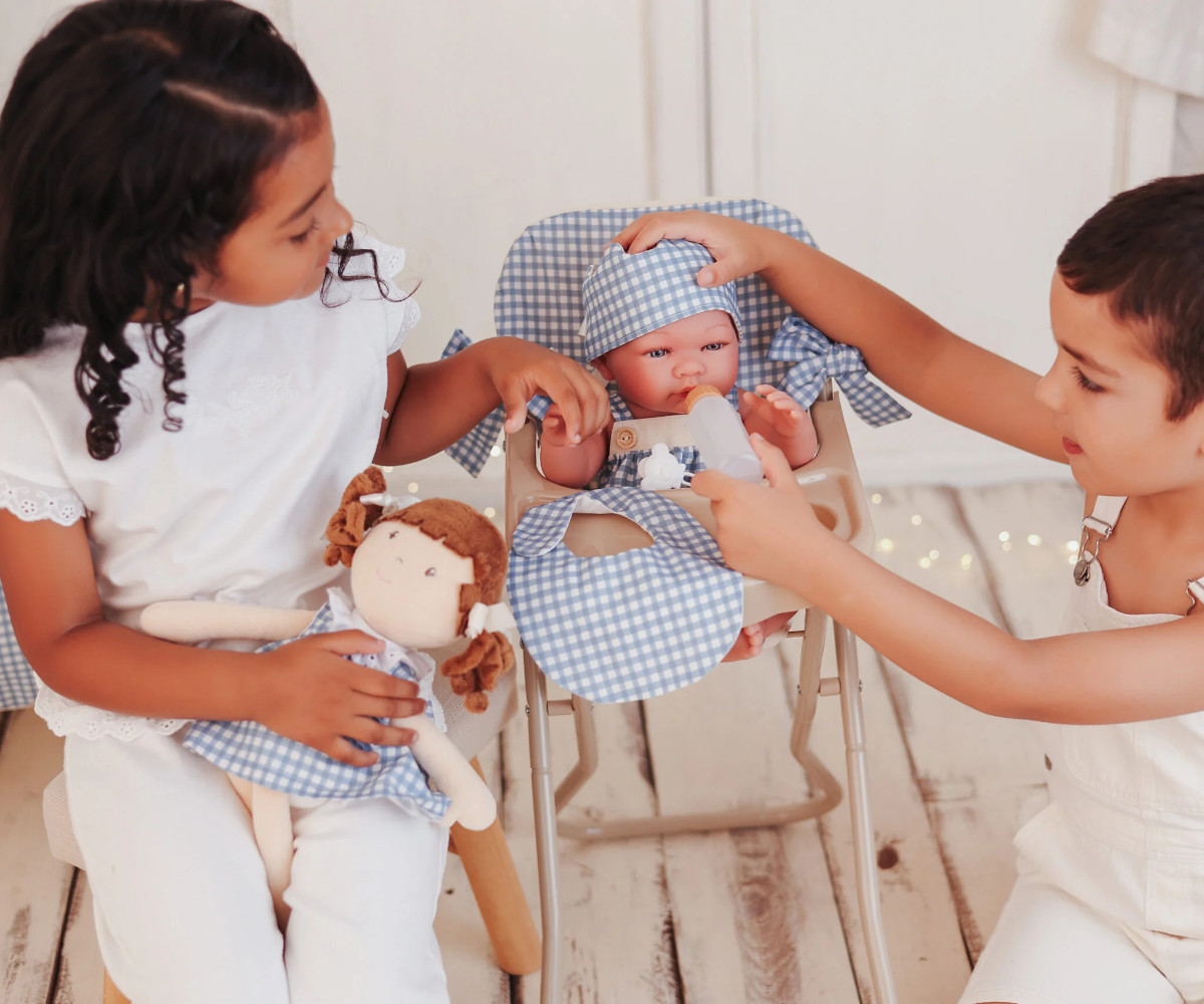 Trona con Bandeja y Babero Noel