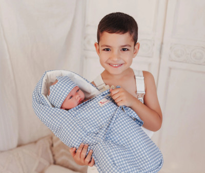 Capazo de Tela para Muñecos Colección Noel