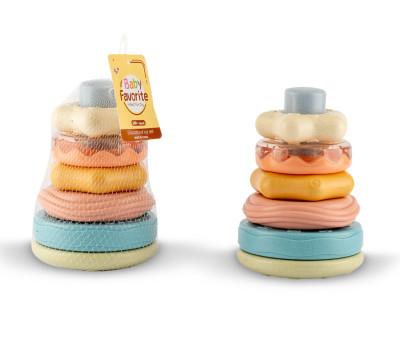 Juguete para Bebé 7 Piezas Torre Apilable