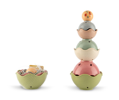 Gioco Impilabile 7 pezzi con Pallina