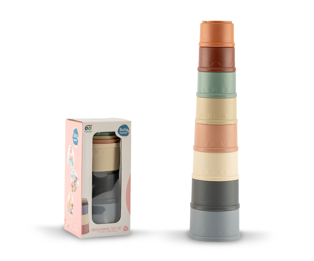 Set de 8 Vasos Apilables