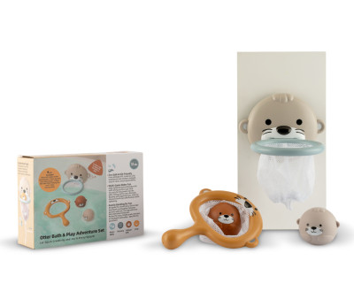 Gioco da  Bagno Otter, Rete Canestro e 2 Palline