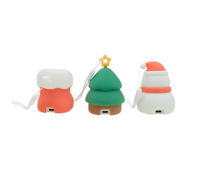 3 Luci Notturne LED RGB Christmas