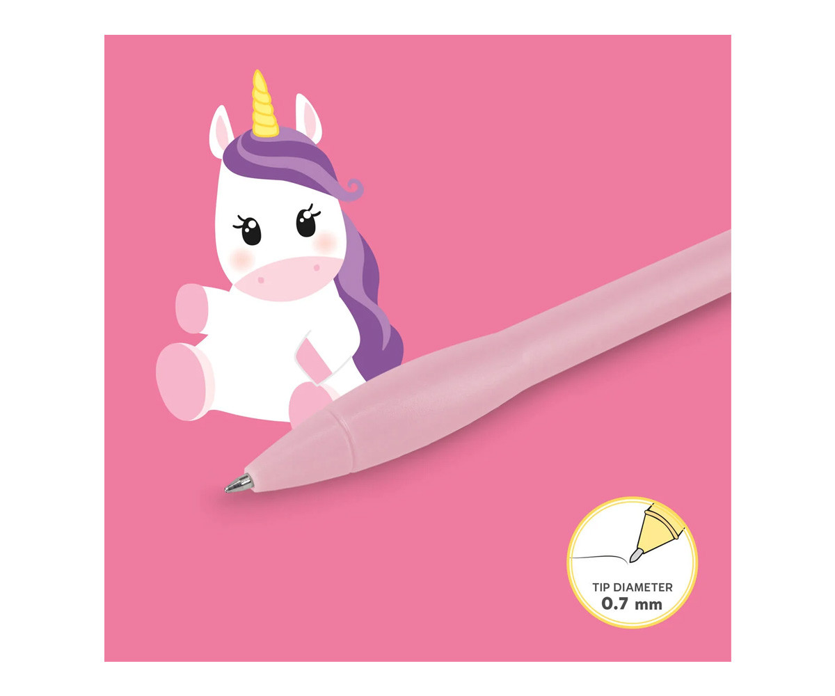Penna Gel luminosa Unicorn