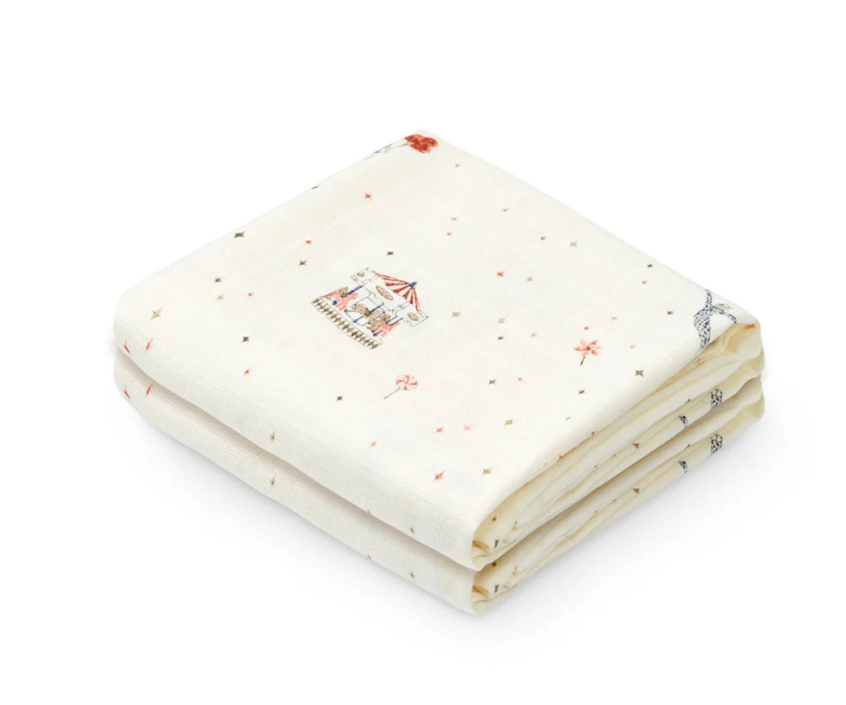 Pack de 2 Muselinas Gots Carousel