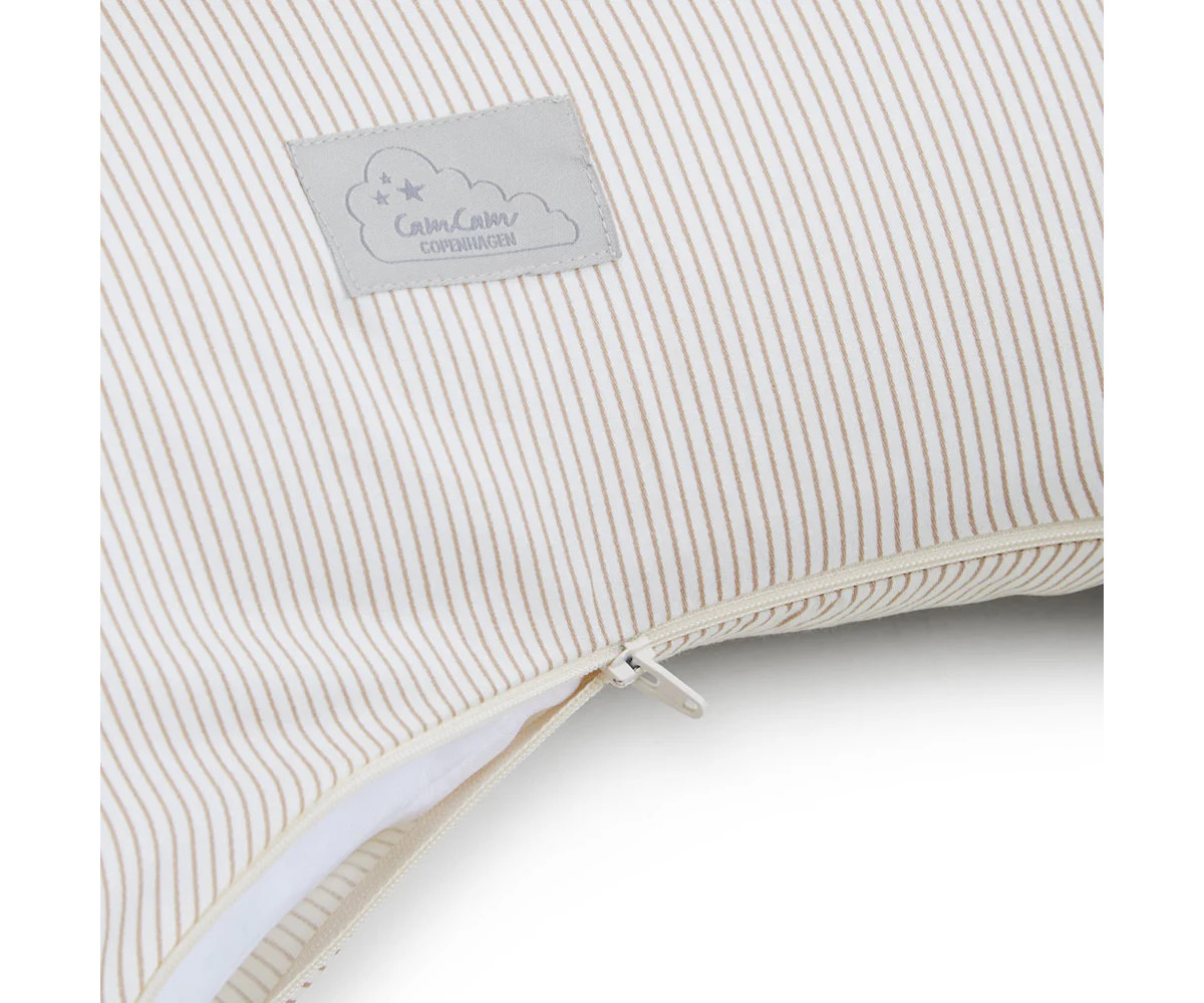 Almohada de Lactancia Stripes Camel