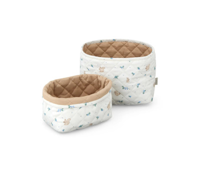 Pack 2 Cestas Acolchada Organizador  Blueberries