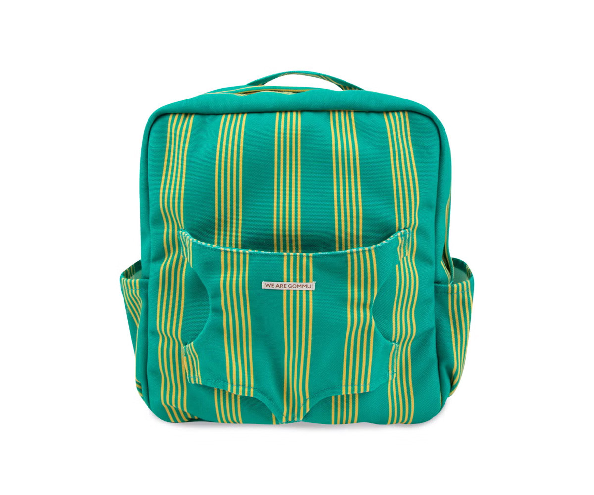 Zaino Asilo con Marsupio Bambole Big Stripes Green