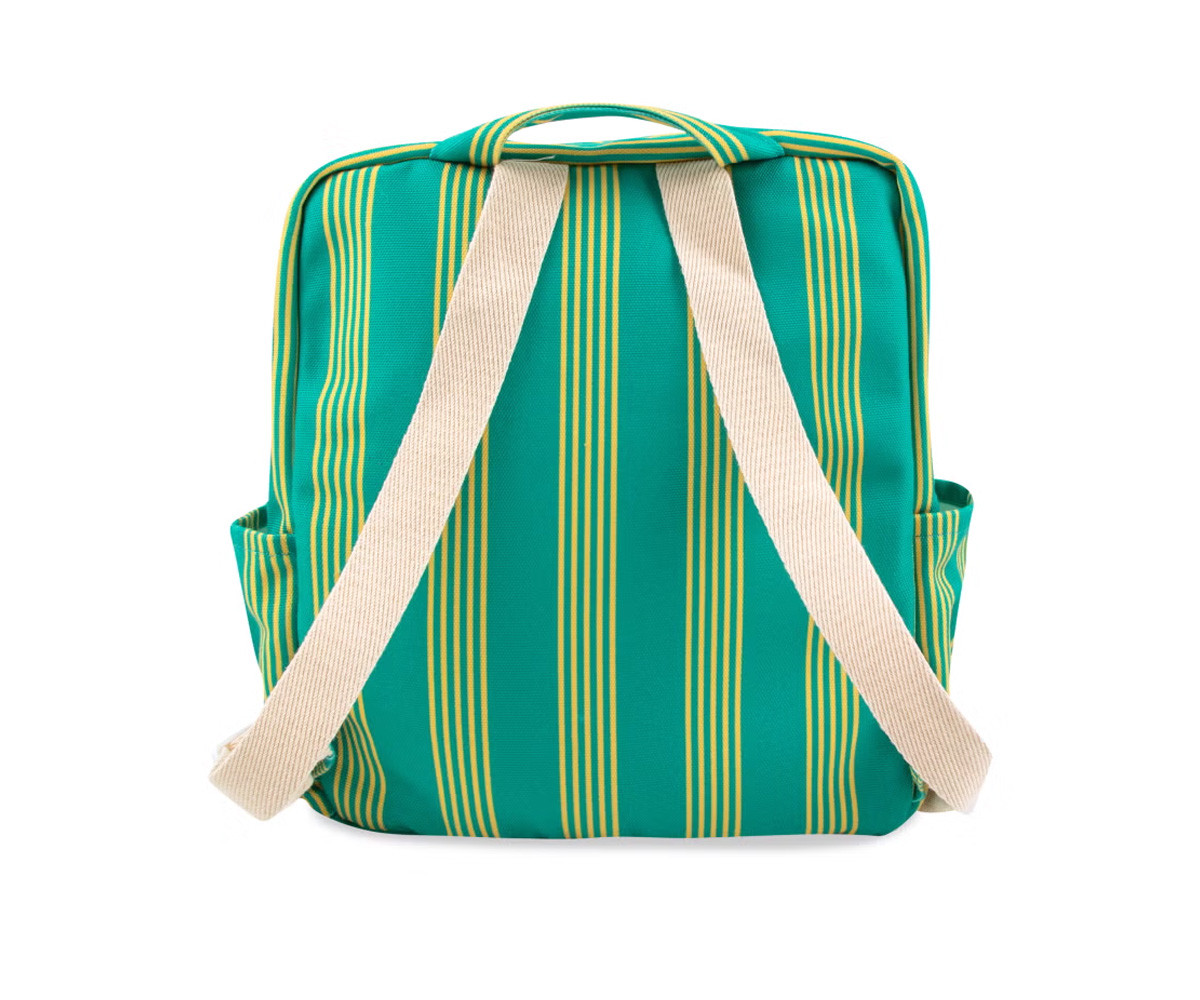Zaino Asilo con Marsupio Bambole Big Stripes Green