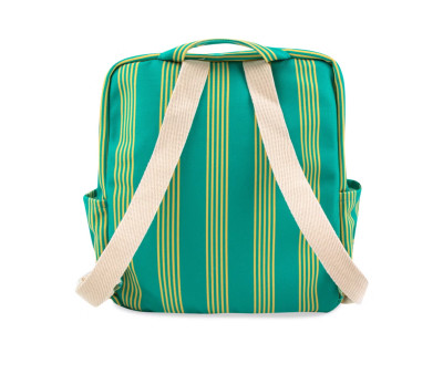 Zaino Asilo con Marsupio Bambole Big Stripes Green