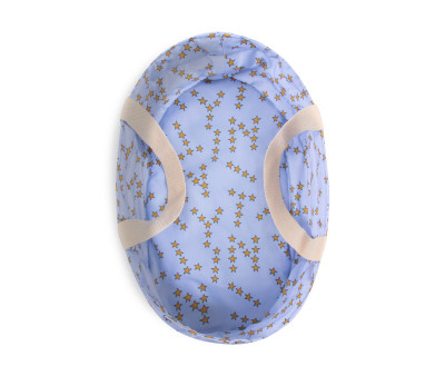 Cesta Bambole Gommu Stars Grey