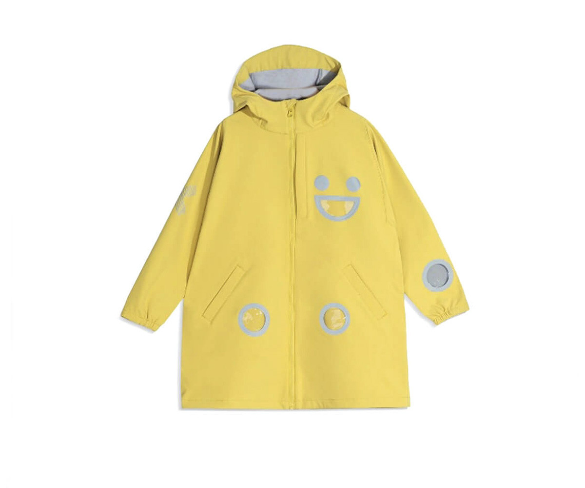 Chaqueta Impermeable Cortavientos Wistiti Amarilla