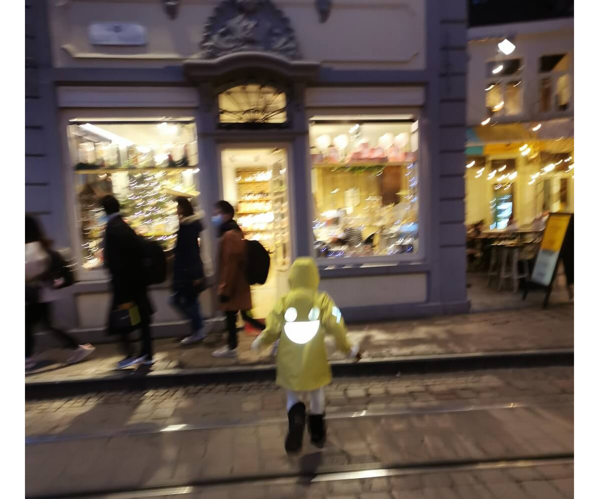 Chaqueta Impermeable Cortavientos Wistiti Amarilla