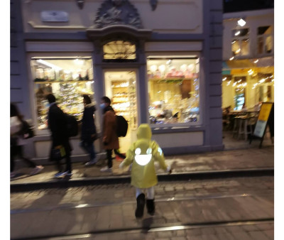 Chaqueta Impermeable Cortavientos Wistiti Amarilla